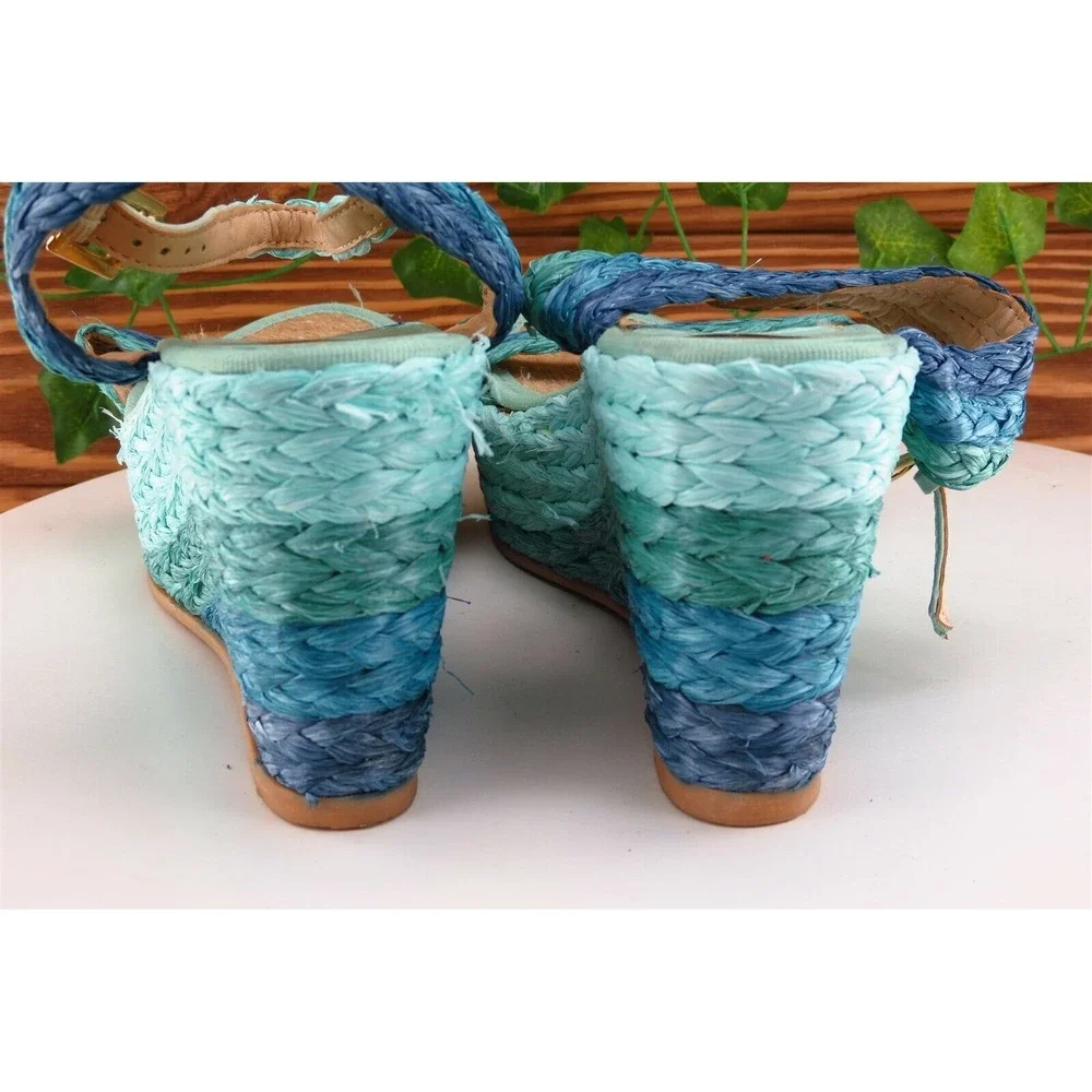 RAS Sz 39 M Blue Ankle Strap Leather‎ Women Sandals